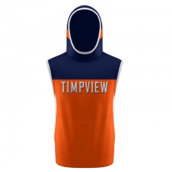 Pull Over Sleeveless Hoodie