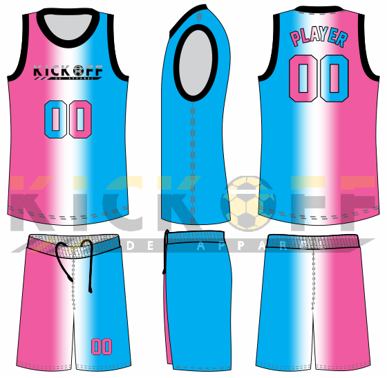 Sublimated Basketball Uniforms Kickoff De Apparel 